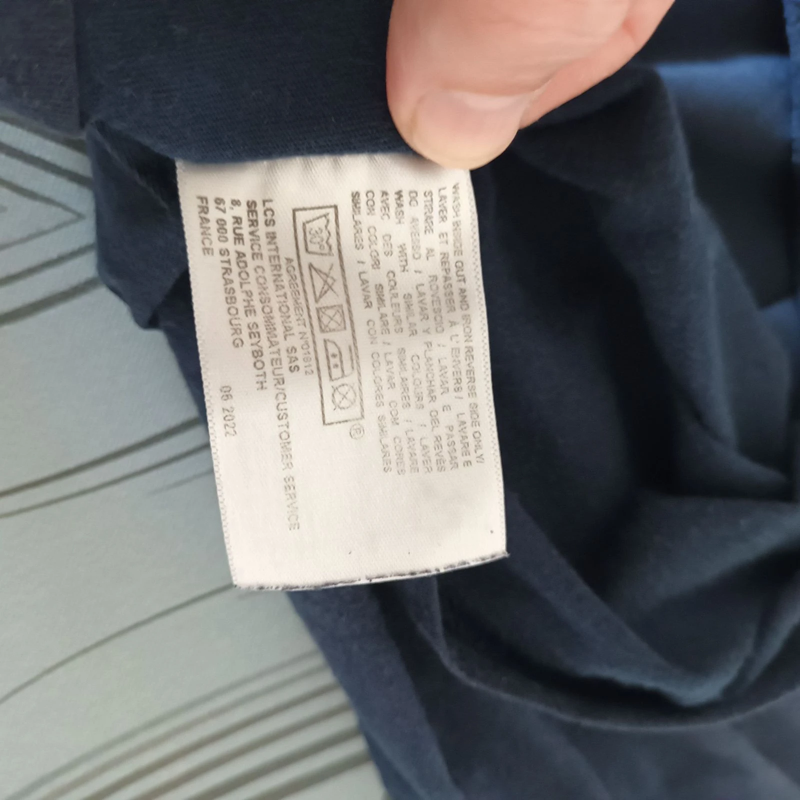 T-shirt XV de France Le Coq Sportif Maat L scheuren logo coq – photo 6